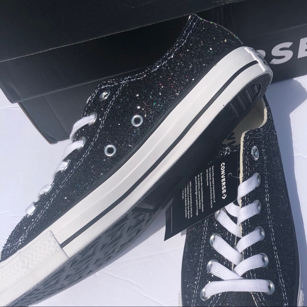 Multi colored glitter Converse sneakers price firm - Picture 4 of 15